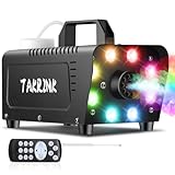 TAKRINK 900W Nebelmaschine Rauchmaschine Nebelmaschine 16 Farben RGB Lichteffekt Mini Nebelmaschine...