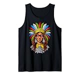 Aztekischer Krieger aztekische Zivilisation Maya Krieger Tank Top