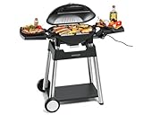 ROMMELSBACHER Barbecue Grill BBQ 4100/S, 2 -teiliger Grillrost aus Gusseisen, Scharnierdeckel mit...