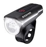 SIGMA SPORT Fahrradbeleuchtung AURA 60 USB, 60 LUX, Frontlicht, StVZO zugelassen, wasserdicht, USB...