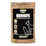 alphazoo Bierhefe-Tabletten für Hunde, Katzen & Nager 120 STK. I Fellpflege Tabs für glänzendes...