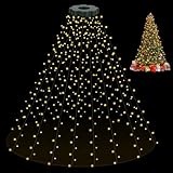 Opard Lichterkette Weihnachtsbaum, 3m x 16 Stränge 400 LEDs Weihnachtsbeleuchtung mit Stecker,...