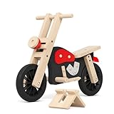 Yrthe Voitom Laufrad Holz 4-in-1 ab 2 Jahre Ultraleichtes Kinder-Laufrad Ergonomischer Sitz...