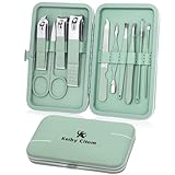 Maniküre Set 10-teiliges, Pediküre Kit Nagel Schere Nagelpflege Nagelknipser Kit, Nagelset...