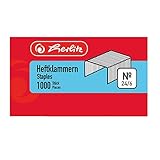 Herlitz Heftklammer 24/6 2x1000 Stück BLK