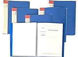 12x HETZEL 'Show It' Sichtbuch blau mit 10 Sichthüllen für 20 Blatt A4, Sichtmappe,...