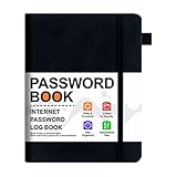 Passwortbuch – Passwortbuch mit alphabetischen Registerkarten | Telefon- und Adressbücher zur...