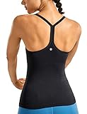 CRZ YOGA Damen Sport Tank Top Racerback Ärmelloses Shirt Sommer Leichte Yoga Tops Elastische...