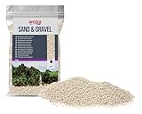 Amtra Ivory White Quartz – feiner weißer Quarz-Aquariensand, für Süß- oder Salzwasser, 1–3...