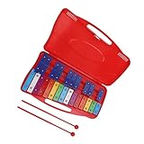 Tomvorks 25 Hinweis Aluminium Farmfrohes Kinder Xylophon, Professionelles Instrument für die Frühe...