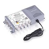 DUR-line MS 5/8 G-HQ - Multischalter - Made in Germany - SAT Multischalter für 8 Teilnehmer/TV -...