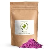 Acerola Pulver 100 g - aus Acerola-Kirschen gewonnen - in bewährter Rohkostqualität - vegan, rein,...