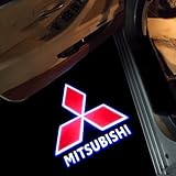 JDUYHS Autotür Licht Logo Projektor für Mitsubishi Emblem Mirage Montero ASX, Auto Willkommen...