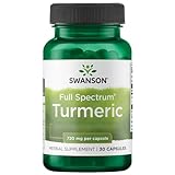 Swanson, Full Spectrum Turmeric (Kurkuma), 720mg, 30 Kapseln, Laborgeprüft, Sojafrei, Glutenfrei,...