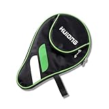 yotutun Tischtennis Schlägerhülle mit Ballfach, Rundhülle Tischtennisschläger Tasche für 2...