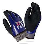 HPHST Arbeitshandschuhe Winter Wasserdicht Thermo Warme Winterhandschuh Montagehandschuhe Grip...