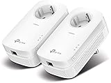 TP-Link Powerline Adapter Set TL-PA8010P KIT(1300Mbit/s Homeplug AV2, 2*2-MIMO, Steckdose, 2 Gigabit...