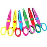 Kinderschere, kleine Bastelschere mit ergonomischem Griff, für Scrapbooking, Kartenherstellung,...