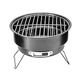 HAKIDZEL Tragbarer Edelstahl Holzkohlegrill Outdoor Bbq Grill Campinggrill Leicht und Robust Für...
