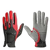 Zunishaone Golfhandschuhe für Linkshänder, atmungsaktive Outdoor-Sporthandschuhe, Stoßdämpfung,...