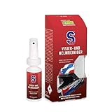 DR. WACK - S100 Visier- & Helmreiniger 100 ml inkl. Mikrofasertuch - Reiniger für Motorradhelm -...