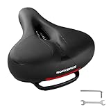 ROCKBROS Fahrradsattel Bequem Gelsattel Herren Damen Ergonomischer Breiter Fahrradsitz Weich Memory...