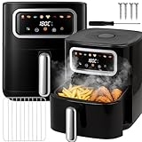 Retoo Heißluftfritteuse 5L mit Touchscreen – 8-in-1 Airfryer, Spülmaschinenfeste Körbe, Fettarm...