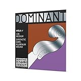 Thomastik Einzelsaite für Viola 4/4 Dominant - A-Saite Nylonkern Aluminium umsponnen, mittel