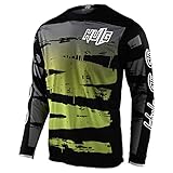 Radfahren Jersey Herren Mountainbike Motocross Jersey Langarm MTB T-Shirt,Shirt Downhill Fahrrad...