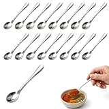 16 Stück Espressolöffel Mini, Kleine Löffel Für Gewürze Und Espresso, Praktische Küchenhelfer...
