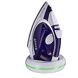 Russell Hobbs Dampfbügeleisen [kabellos mit Basisstation] Supreme Steam Cordless (2400W, 135 g/min...