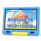 Ainmel Kinder Tablet 10 Zoll Octa-Core Android 14 Tablet für Kinder, 16GB+128GB (1TB TF),...