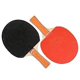 Milltrip Pure Wood Base Plate Double Sides Cover Training Tischtennis Paddel Bat Ping Pong Set...