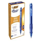 BIC Gel-ocity Original Tintenroller, Gelstifte in Blau, Strichstärke Medium, Nachfüllbar, 12er...