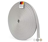 BAUHELD® 50m Rolladengurt 14mm 18mm 20mm 23mm [Made in Germany] Für Rolläden an Türen & Fenster...