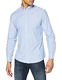 JACK&JONES Hemd Slim Fit Business Shirt mit Brusttasche Weiches Langarm Twill Oberteil JJEOXFORD,...