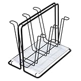 Xavax Abtropfgestell für 6 Flaschen (Flaschenhalter aus Metall, Abtropfständer für Gefäße mit...