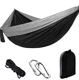 Hängematte Camping Outdoor Outdoor-Freizeit-Hängematte, 270 X 140 cm, Ultraleicht, Atmungsaktiv,...