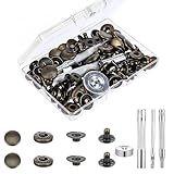 24 Sets Druckknopf Set Druckknöpfe Ohne Nähen Druckknopf Druckknöpfe Mit Zange Robuste...