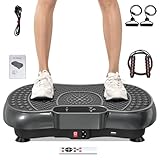 Dskeuzeew Vibrationsplatte Vibrationsgerät - Vibrationstrainer mit Bluetooth Zuhause mit 99...