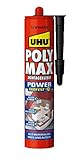 UHU POLY MAX Montagekleber POWER Kartusche, Schwarzer Montageklebstoff und Dichtmittel mit hoher...