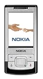 Nokia 6500 Slide Silver (UMTS, GPRS, EGPRS, Kamera mit 3,2 MP, Organizer, Musik-Player) Handy