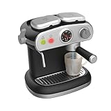Smoby - Espresso-Kaffeemaschine - Realistische Kinder-Siebträgermaschine mit Wasserfunktion, Licht...