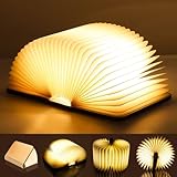 Luthando LED Buchlampe, Buch Licht Faltbare Buchlampe 12x9 cm, LED Stimmungsbeleuchtung USB...