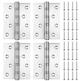4 Stk Scharniere Klappbar,Schwerlastscharnier Edelstahl Scharniere,Türscharnier Schwerlast...