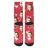 Generisch Personalisierte Geschenke Unisex Socken zum Selberbedrucken mit Pärchenmotiven zum...