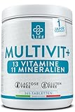 +LIFE - Multivitamin Tabletten Hochdosiert, Multivitamin mineral komplex, Piulife® 365 Tabletten...