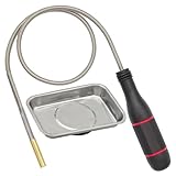 VASTOOLS 64cm Flexibler Magnetheber,7mm Magnetstabgreifer, Mini Edelstahl Magnetische...