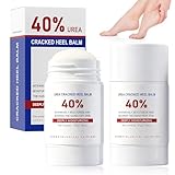 2 Stück Urea Creme 40 Prozent für Füße und Hände, Fußcreme und Handcreme für sehr trockene...