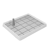 JOINPAYA Thickened Kunststoff Welpen Toilette mit Hohem Spritzschutzsicherer Hundetoilette für...